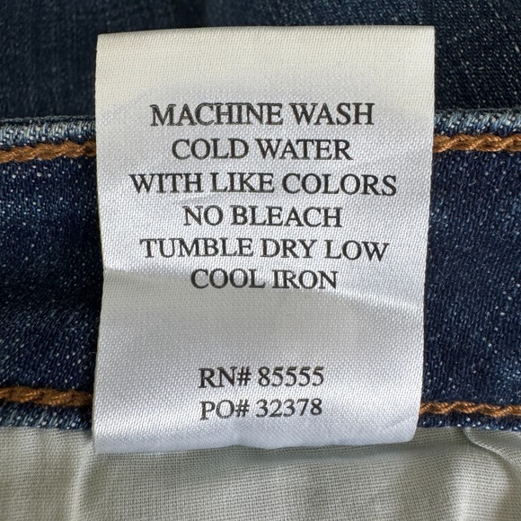 NWT Studio Blue Straight Leg High Rise Stretch Jeans, Medium Wash, Women's 32/14 - Picture 8 of 8